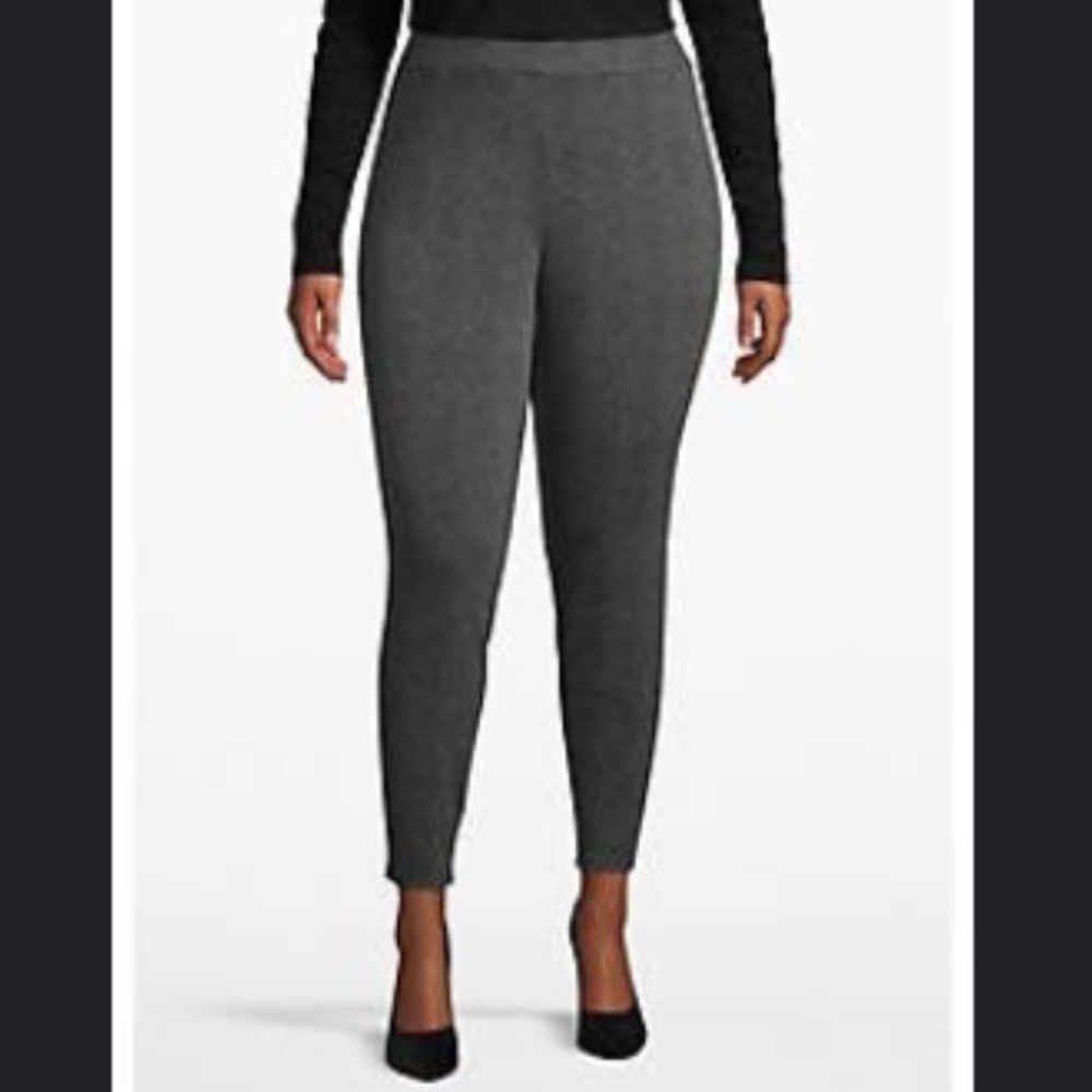 LANE BRYANT Textured Herringbone Ponte Skinny Ankle High Waisted Leggings